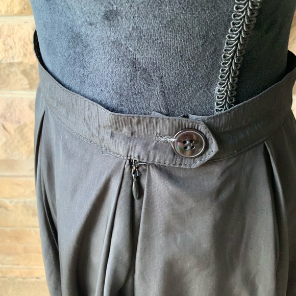 AMERICAN APPAREL Midi Flare Black High Waist Fully Lined Skirt Women’s SZ XS 24” - Picture 8 of 16